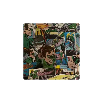 Mousepad Green Lantern Comic Collage 50x50 Classic | Custom