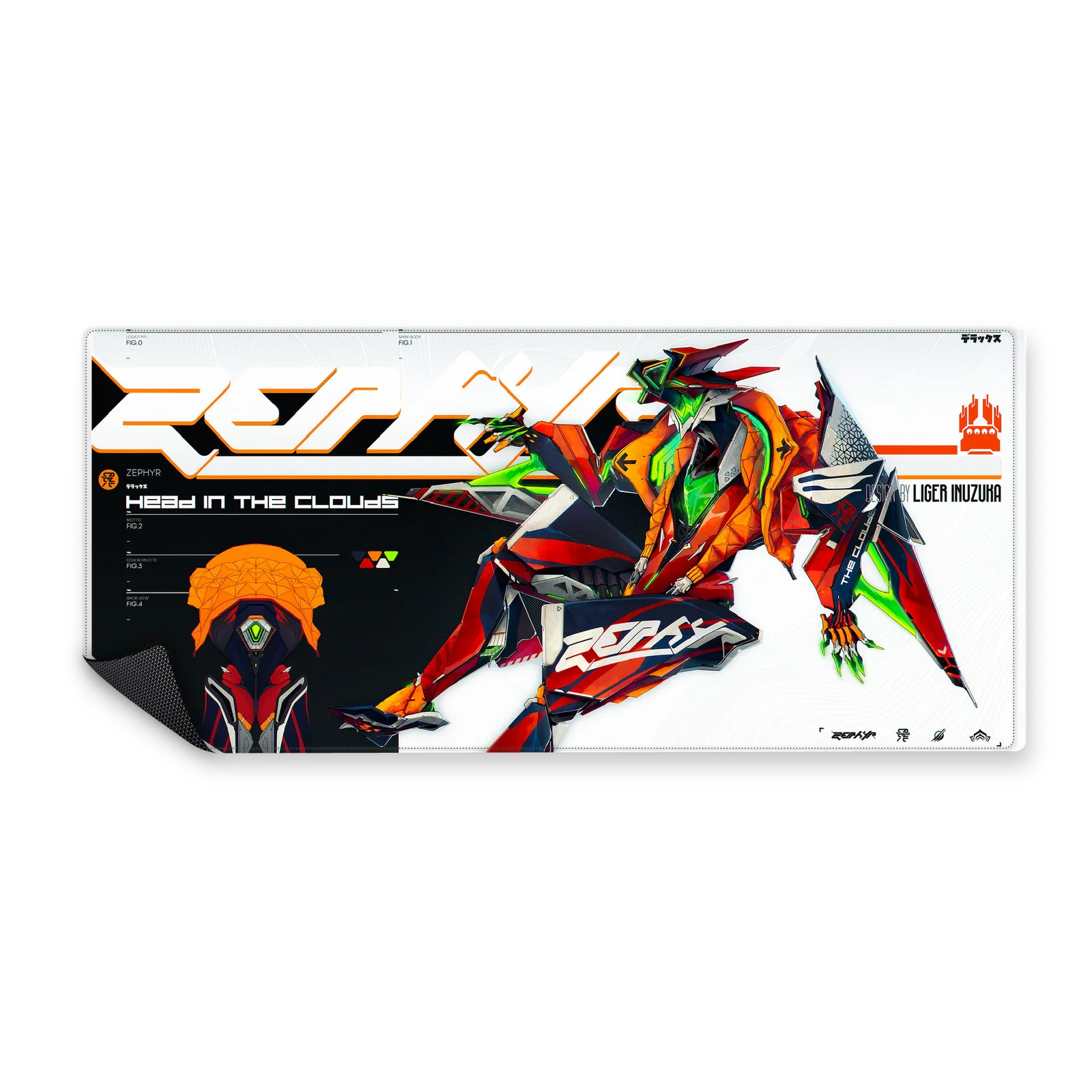 Mousepad Zephyr Harrier Warframe 90x40 Classic | Custom