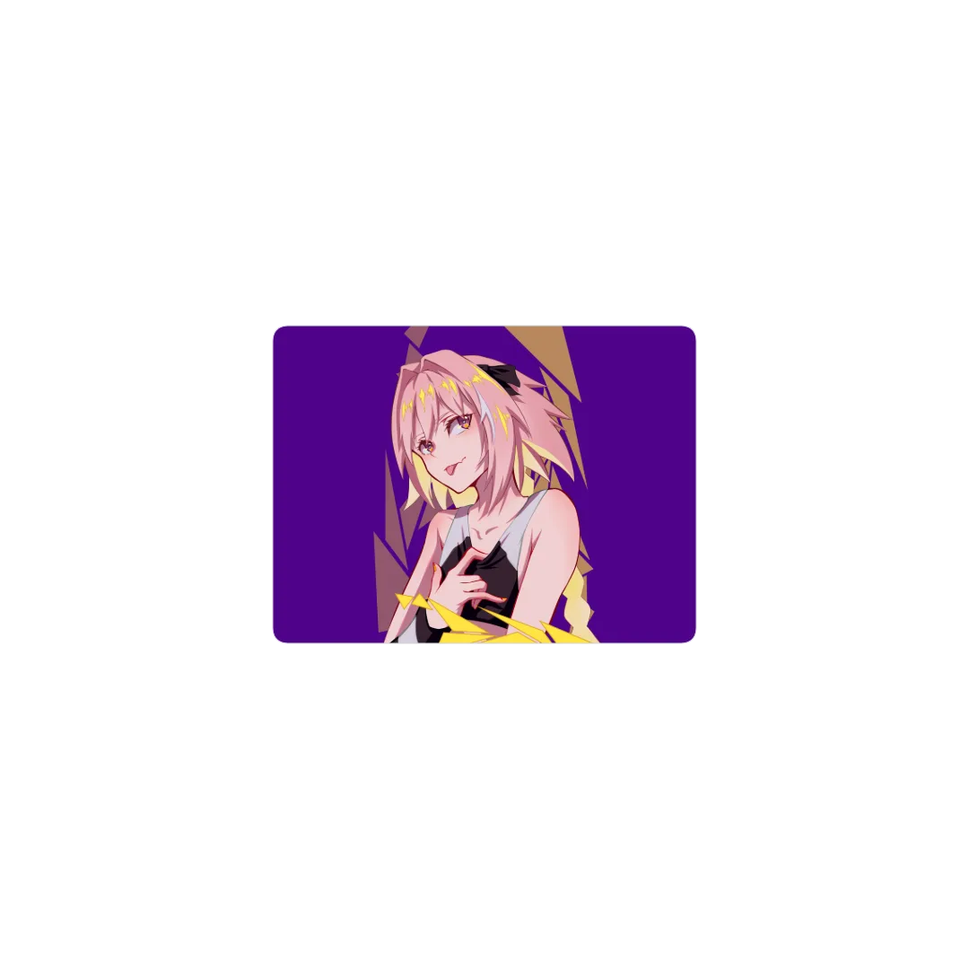 anime mousepad lila