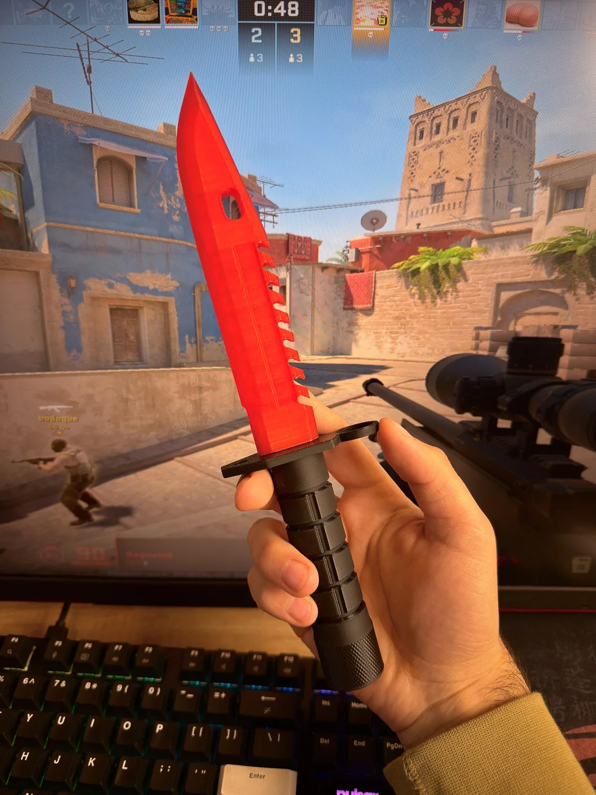 Bayoneta M9 Dopler Ruby | NOTMID 3D