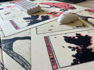 Mousepad Old Sakura Serie Classic de NOTMID, foto 5
