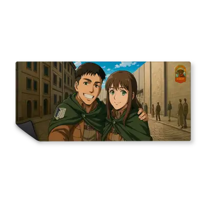 Mousepad Pareja Shingeki 90x40 Classic | Custom