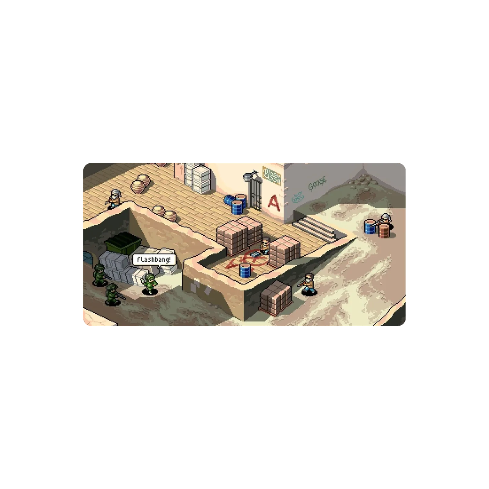 Mousepad CSGO 8Bits 80x40 Classic | Custom
