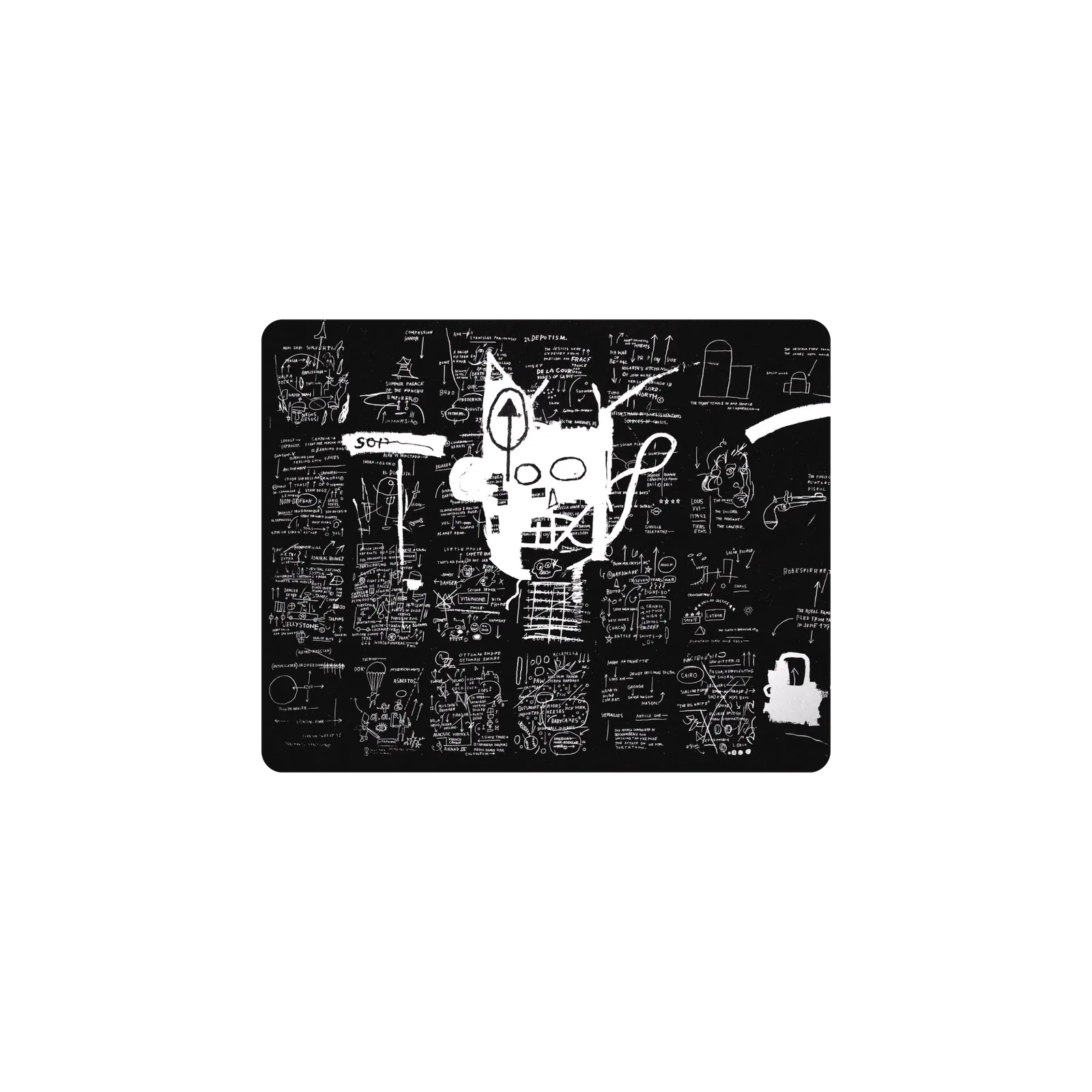 Mousepad Basquiat Untitled 50x40 PRO | Custom