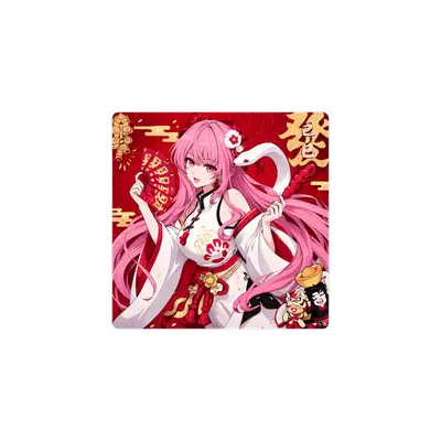 Mousepad Girl red 45x45 PRO | Custom