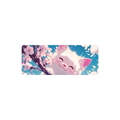 Mousepad Gato Rosa 82x32 Classic | Custom