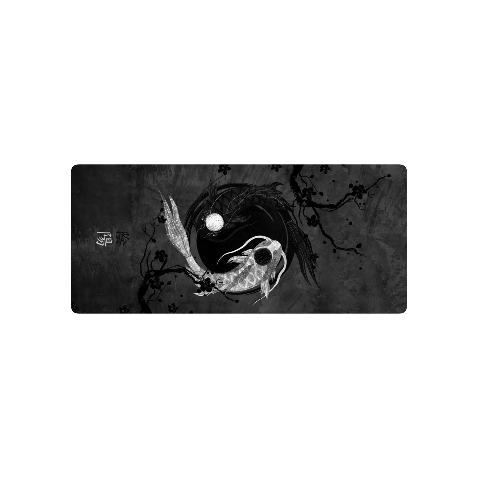 Yin Yang Koi Black and White