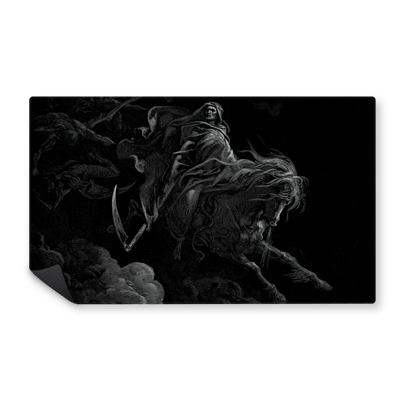 Mousepad Muerte montada en un caballo pálido 100x60 Classic | Custom