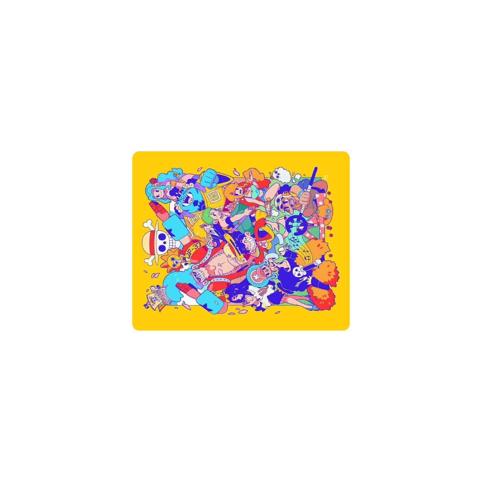 Mousepad One Piece kawai 30x25 Classic | Custom