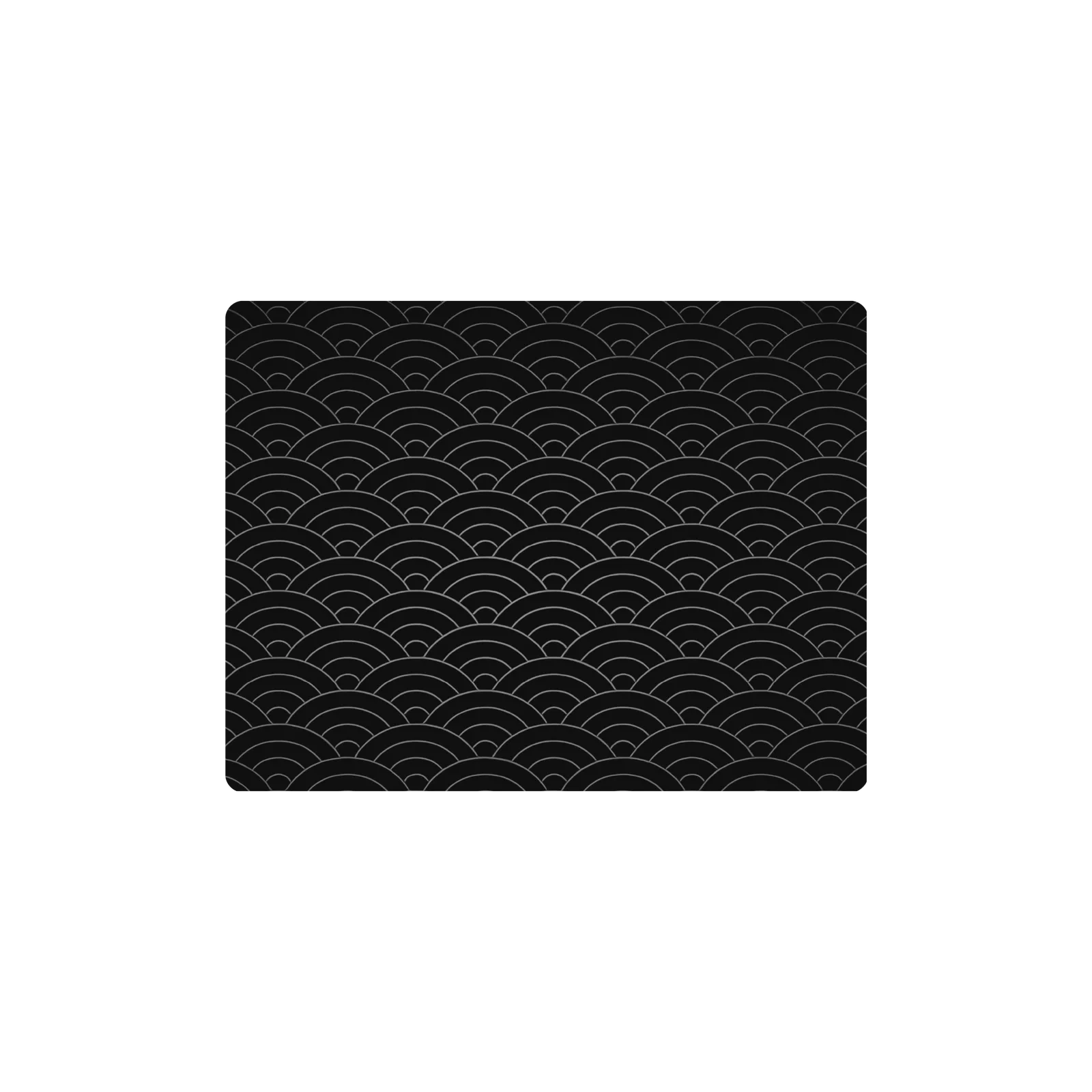 Mousepad Seigaiha black 60x46 PRO | Custom
