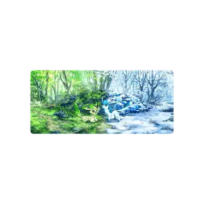 Mousepad Leafeon X Glaceon 90x40 PRO | Custom