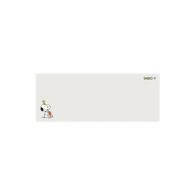 Mousepad Snoopy tomando mate GRIS 82x32 PRO | Custom