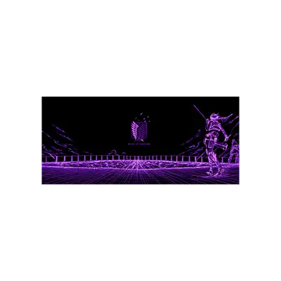 Mousepad Snk simple violeta 90x40 PRO | Custom-recto