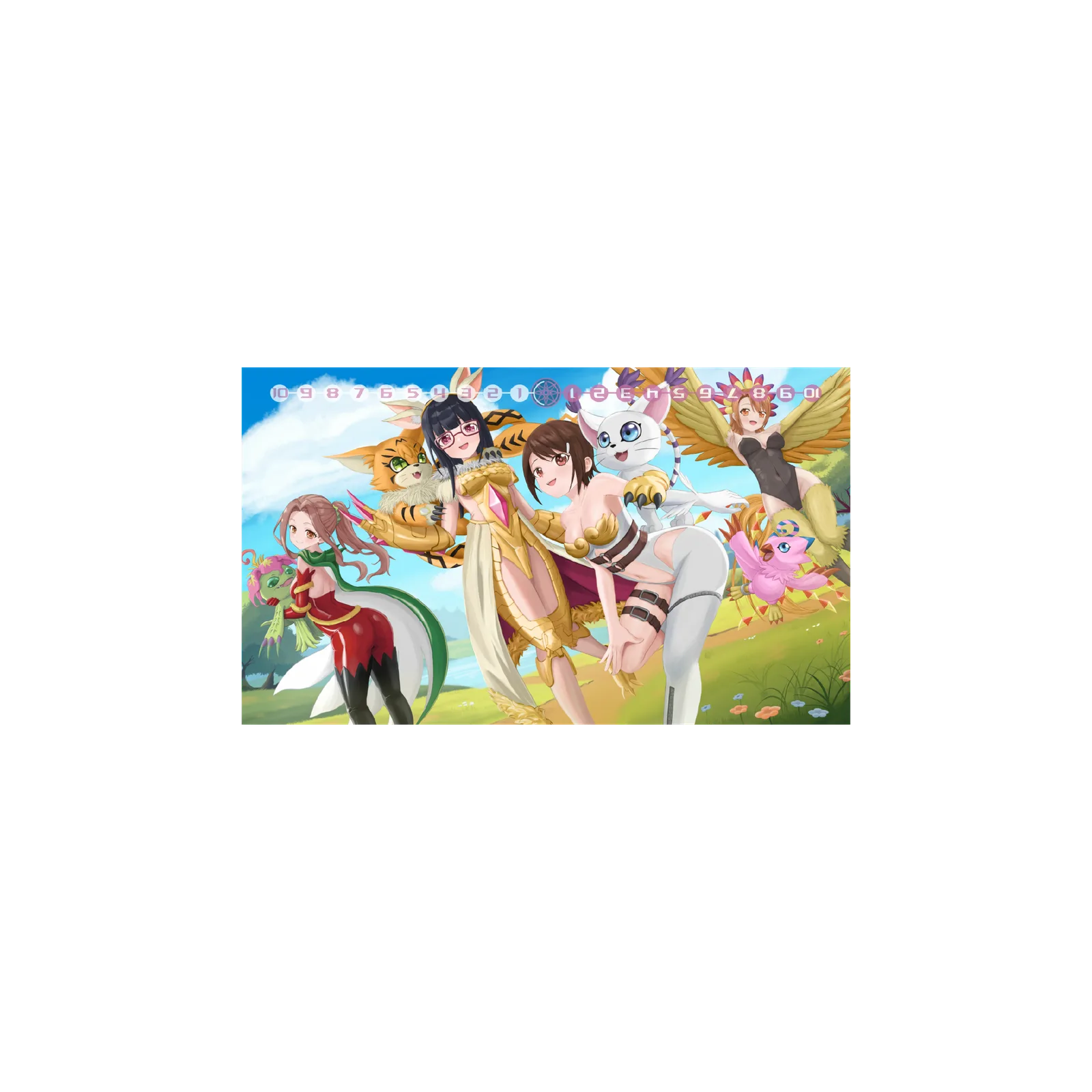 Mousepad Digimon Playmat 60x35 PRO | Custom