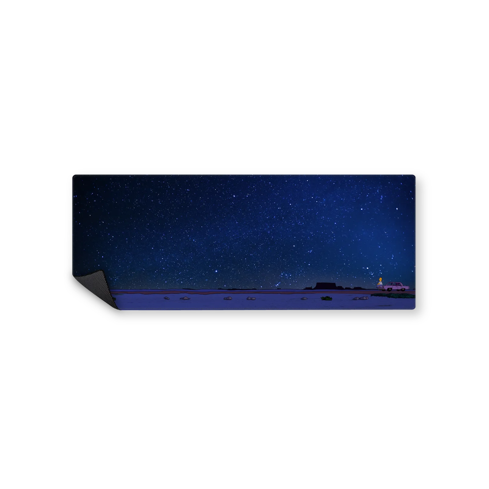 Mousepad homero mirando el cielo estrellado 82x32 PRO | Custom