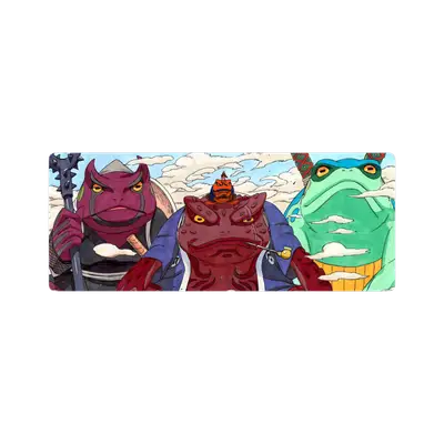 Mousepad BFF Frogs 100x40 PRO | Custom