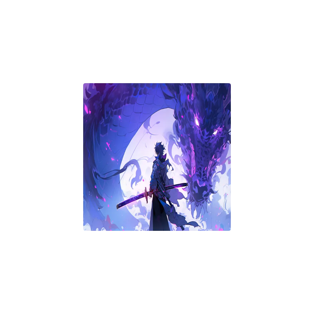 dragon morado