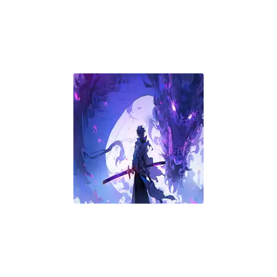 Mousepad dragon morado 45x45 PRO | Custom