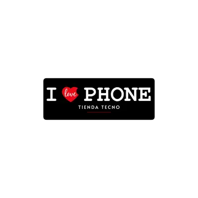 Mousepad I LOVE PHONE 72x27 Classic | Custom
