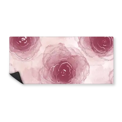 Mousepad Flores al Óleo Rosa 90x40 Serie PRO de NOTMID