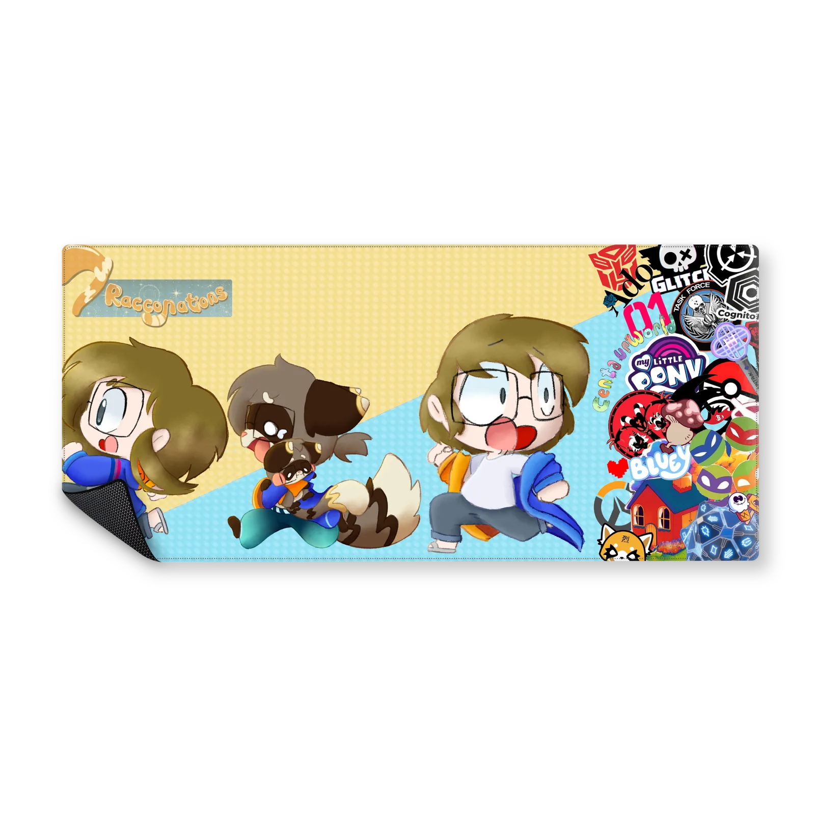 Mousepad dibujo de Racconations 90x40 Classic | Custom