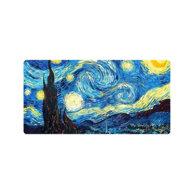 Mousepad Noche Estrellada Van Gogh 90x40 Pro | Custom
