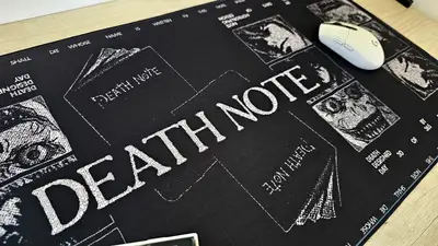 Mousepad Death Note Vintage Serie PRO de NOTMID, foto 3