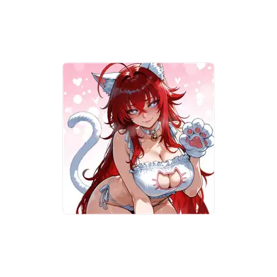 Mousepad Neko Rias Gremory 50x50 Classic | Custom