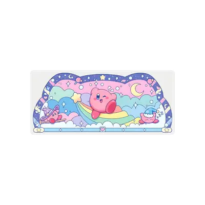 Mousepad kirby nubes rosas 90x40 Classic | Custom