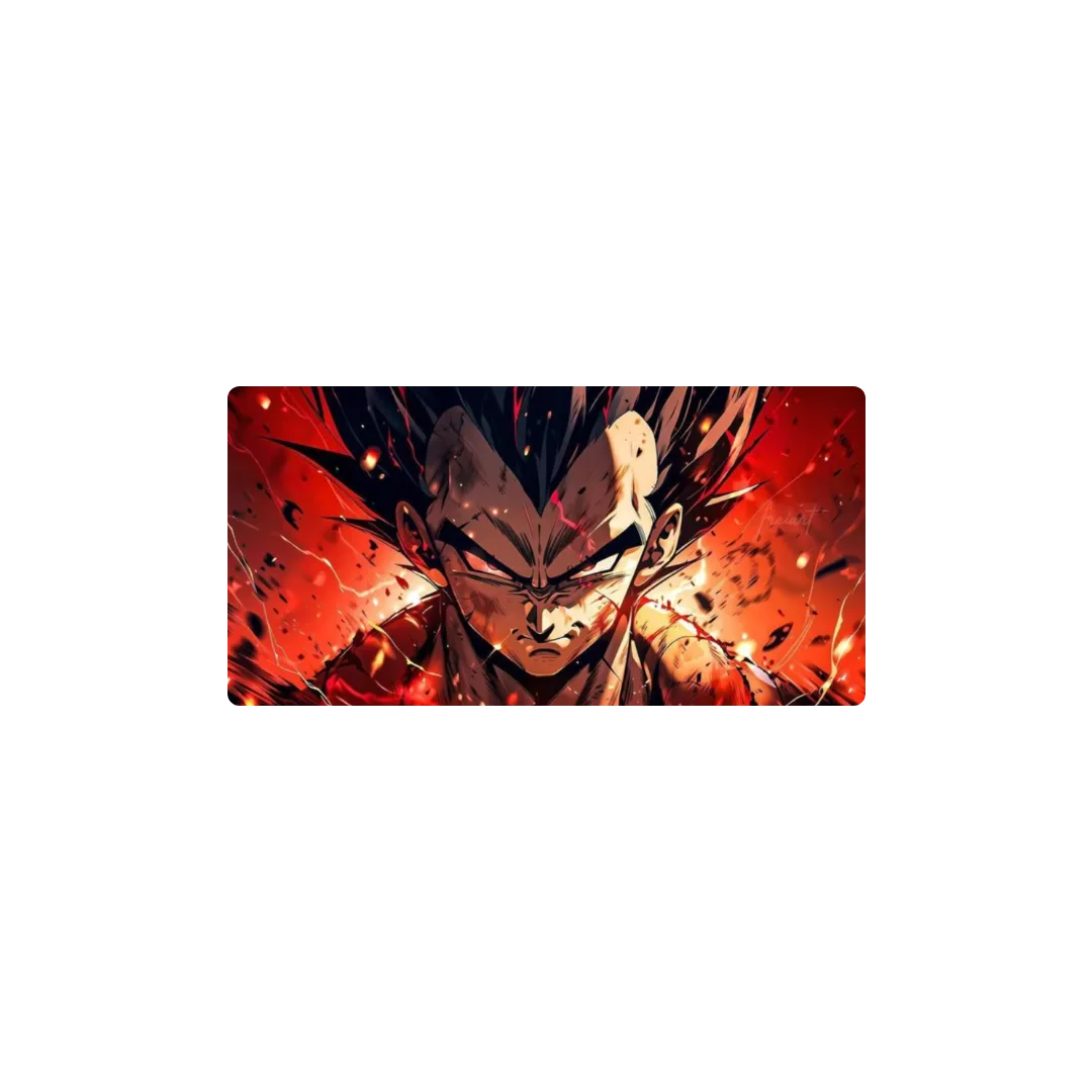 Mockup Mousepad vegeta dragon ball 60x30 Classic | PERSONALIZADO